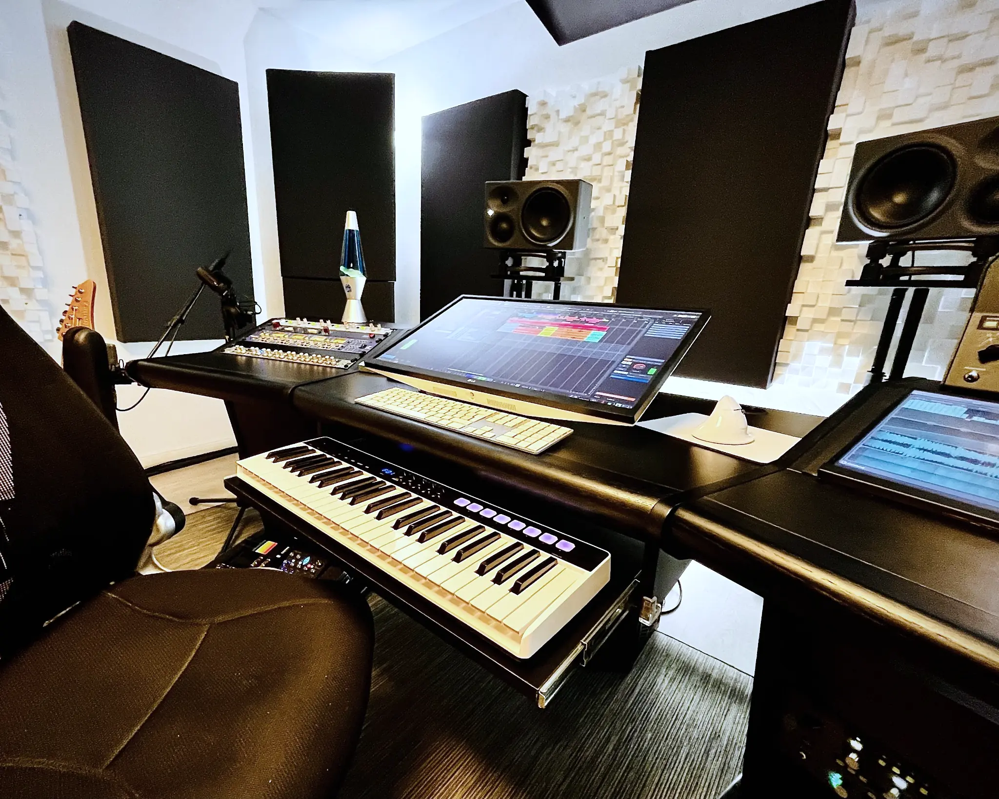 Skyline Studio control desk, Neumann monitoring and crystal-clear routing system
